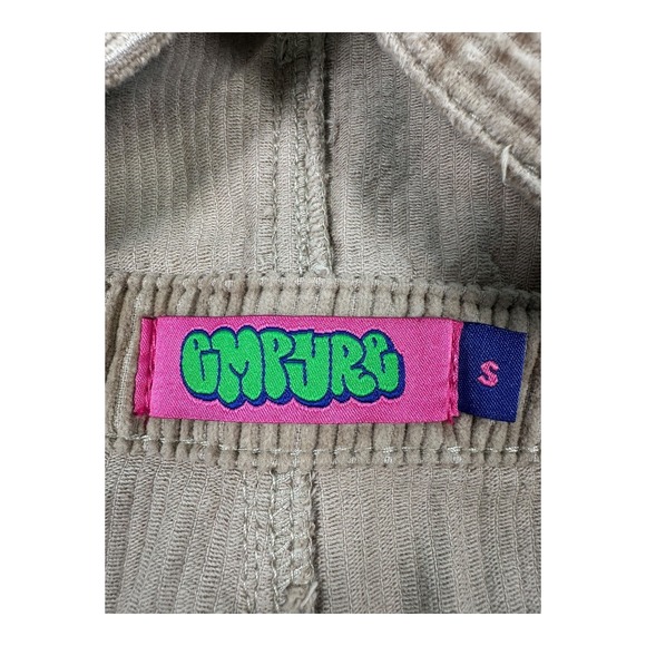 Empyre Vintage Corduroy Overalls Women Brown‎ Adjustable Straps - Picture 5 of 14